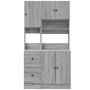 Mueble de cocina madera de ingeniería gris Sonoma 95x50x180 cm de , Armarios de cocina - Ref: Foro24-3276537, Precio: 286,89 ...