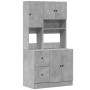 Mueble de cocina madera ingeniería gris hormigón 95x50x180 cm de , Armarios de cocina - Ref: Foro24-3276535, Precio: 300,32 €...