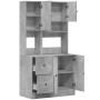 Kitchen cabinet in gray concrete engineered wood, 95x50x180 cm by , Kitchen cabinets - Ref: Foro24-3276535, Price: 300,32 €, ...