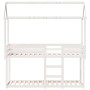 Bunk bed with solid white pine wood roof 90x200 cm by , Beds and slatted bases - Ref: Foro24-3282120, Price: 275,35 €, Discou...