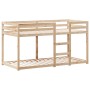 Cama litera con techo de madera maciza de pino 75x190 cm de , Camas y somieres - Ref: Foro24-3282129, Precio: 220,27 €, Descu...