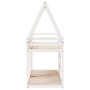 Bunk bed with solid white pine wood roof 75x190 cm by , Beds and slatted bases - Ref: Foro24-3282090, Price: 201,71 €, Discou...