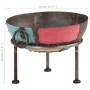 Brasero rústico colorido de hierro Ø40 cm de vidaXL, Chimeneas - Ref: Foro24-321945, Precio: 78,80 €, Descuento: %