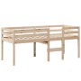 High bed with solid pine wood roof 90x200 cm by , Beds and slatted bases - Ref: Foro24-3282092, Price: 169,99 €, Discount: %