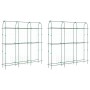 Garden trellises for climbing plants, A-shaped, 2 units, steel by , Pot stands - Ref: Foro24-3281498, Price: 122,98 €, Discou...