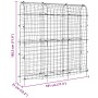 Garden trellises for climbing plants, A-shaped, 2 units, steel by , Pot stands - Ref: Foro24-3281498, Price: 122,98 €, Discou...