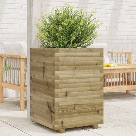 Pine wood planter impregnated 50x50x72 cm by , Pots and planters - Ref: Foro24-3282613, Price: 172,81 €, Discount: %