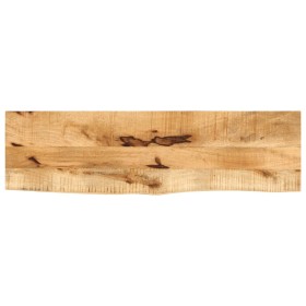 Tischplatte Kante Naturschliff Massivholz Griff 110x20x2,5 cm von , Tischplatten - Ref: Foro24-370325, Preis: 38,99 €, Rabatt: %