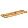 Solid mango wood natural edge table top 110x20x2.5 cm by , Table tops - Ref: Foro24-370325, Price: 35,15 €, Discount: %