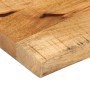 Solid mango wood natural edge table top 110x20x2.5 cm by , Table tops - Ref: Foro24-370325, Price: 35,15 €, Discount: %