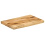 Solid mango wood natural edge table top 50x30x2.5 cm by , Table tops - Ref: Foro24-370331, Price: 27,18 €, Discount: %