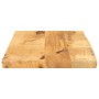 Solid mango wood natural edge table top 50x30x2.5 cm by , Table tops - Ref: Foro24-370331, Price: 27,18 €, Discount: %