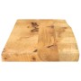 Solid mango wood natural edge table top 70x30x2.5 cm by , Table tops - Ref: Foro24-370333, Price: 30,84 €, Discount: %