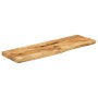 Solid mango wood natural edge table top 120x30x2.5 cm by , Table tops - Ref: Foro24-370338, Price: 51,87 €, Discount: %