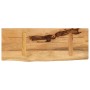 Solid mango wood natural edge table top 80x40x2.5 cm by , Table tops - Ref: Foro24-370346, Price: 50,57 €, Discount: %