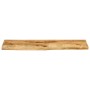 Solid mango wood natural edge table top 120x40x2.5 cm by , Table tops - Ref: Foro24-370350, Price: 63,60 €, Discount: %