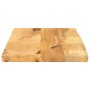 Solid mango wood table board with natural edge, measuring 50x20x3.8 cm. by , Table tops - Ref: Foro24-370367, Price: 20,59 €,...