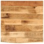 Solid mango wood natural edge table top 60x60x3.8 cm by , Table tops - Ref: Foro24-370402, Price: 56,10 €, Discount: %