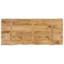 Solid mango wood natural edge table top 140x60x3.8 cm by , Table tops - Ref: Foro24-370409, Price: 137,76 €, Discount: %