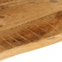 Solid mango wood natural edge table top 140x60x3.8 cm by , Table tops - Ref: Foro24-370409, Price: 137,76 €, Discount: %