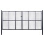 Puerta de malla de jardín acero galvanizado 400x200 cm gris de , Puertas de jardín - Ref: Foro24-143379, Precio: 663,89 €, De...