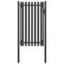 Anthracite grey steel garden fence gate 1x2.25 cm by , garden gates - Ref: Foro24-146331, Price: 262,90 €, Discount: %