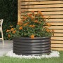 Anthracite powder-coated steel planter 80x80x36 cm by , Pots and planters - Ref: Foro24-318856, Price: 35,54 €, Discount: %