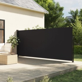 Toldo lateral retráctil negro 160x600 cm de , Sombrillas - Ref: Foro24-4004519, Precio: 97,99 €, Descuento: %