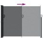 Toldo lateral retráctil negro 160x600 cm de , Sombrillas - Ref: Foro24-4004519, Precio: 98,03 €, Descuento: %