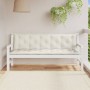 Kissen für Gartenbank 2 Stück Stoff Creme Melange 180x50x7 cm von , Kissen für Stühle und Sofas - Ref: Foro24-4002621, Preis:...