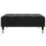 Sofá cama de 2 plazas con taburete terciopelo negro de , Sofás - Ref: Foro24-3258154, Precio: 435,67 €, Descuento: %