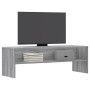 TV stand made of Sonoma gray engineered wood 120x40x40 cm by , TV Furniture - Ref: Foro24-835565, Price: 71,84 €, Discount: %