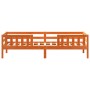 Estructura de cama madera maciza pino marrón cera 100x200 cm de , Camas y somieres - Ref: Foro24-846972, Precio: 139,27 €, De...