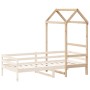 Solid pine wood children's bed canopy 118x70x176.5 cm by , Accessories for beds and slatted bases - Ref: Foro24-846985, Price...