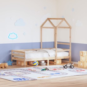 Techo de cama infantil madera maciza pino 98x70x176,5 cm de , Accesorios para camas y somieres - Ref: Foro24-846991, Precio: ...