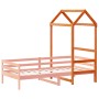 Techo de cama infantil madera maciza pino marrón 98x70x176,5 cm de , Accesorios para camas y somieres - Ref: Foro24-846993, P...