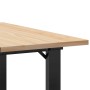 Mesa de centro marco O madera maciza pino y hierro 70x70x40 cm de , Mesas de centro - Ref: Foro24-3282661, Precio: 68,99 €, D...