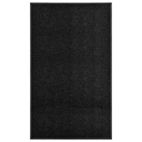 Felpudo lavable negro 90x150 cm de vidaXL, Felpudos - Ref: Foro24-323413, Precio: 63,11 €, Descuento: %