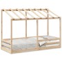 Kinderbett mit massivem Kieferndach 90x190 cm. von , Betten und Lattenroste - Ref: Foro24-847006, Preis: 174,58 €, Rabatt: %