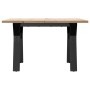 Center table with solid pine wood frame and iron, measuring 70x70x40 cm. by , Coffee table - Ref: Foro24-3282705, Price: 73,9...