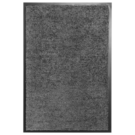 Anthrazitgraue waschbare Fußmatte 40x60 cm von vidaXL, Fußmatten - Ref: Foro24-323415, Preis: 20,99 €, Rabatt: %