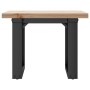 Center table with solid pine wood frame and iron, 40x40x35 cm by , Coffee table - Ref: Foro24-3282724, Price: 50,92 €, Discou...