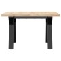 Center table with frame and solid pine and iron wood, 60x60x40.5cm by , Coffee table - Ref: Foro24-3282770, Price: 70,85 €, D...