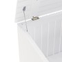 Storage box with lid FROG solid white wood 80x49x54 cm by , Storage trunks - Ref: Foro24-4002330, Price: 101,30 €, Discount: %