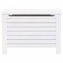 Storage box with lid FROG solid white wood 100x49x54cm by , Storage trunks - Ref: Foro24-4002324, Price: 102,15 €, Discount: %