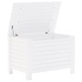 Storage box with lid FROG solid white wood 100x49x54cm by , Storage trunks - Ref: Foro24-4002324, Price: 102,15 €, Discount: %