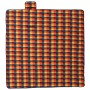 Folding velvet picnic blanket with colorful checkered pattern 200x200 cm by , Camping and hiking - Ref: Foro24-4004209, Price...