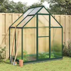 Greenhouse with green aluminum base frame 169x114x202 cm by , Greenhouses - Ref: Foro24-4005826, Price: 295,34 €, Discount: %