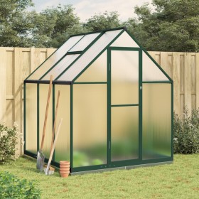 Greenhouse with green aluminum base frame 169x169x202 cm by , Greenhouses - Ref: Foro24-4005832, Price: 356,15 €, Discount: %