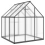 Greenhouse with anthracite aluminum base frame 169x169x195 cm by , Greenhouses - Ref: Foro24-4005830, Price: 331,10 €, Discou...